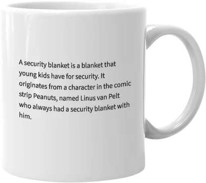 security blanket back