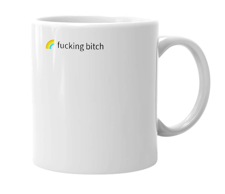 White mug with the definition of '6ix9ine'