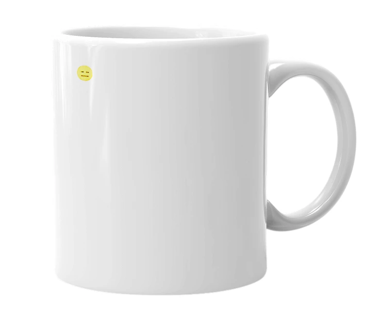 White mug with the definition of 'kugk'