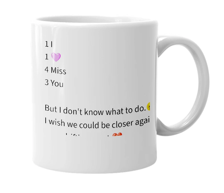 White mug with the definition of '1143'