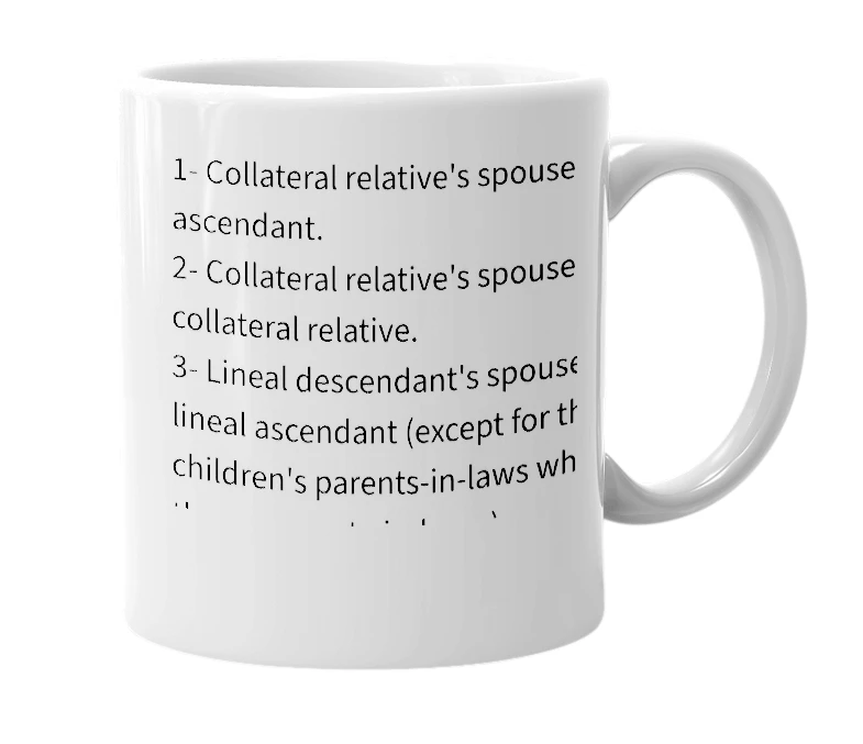 White mug with the definition of 'nothing relationally'