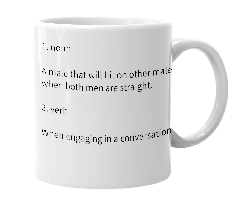 White mug with the definition of 'wienberg'