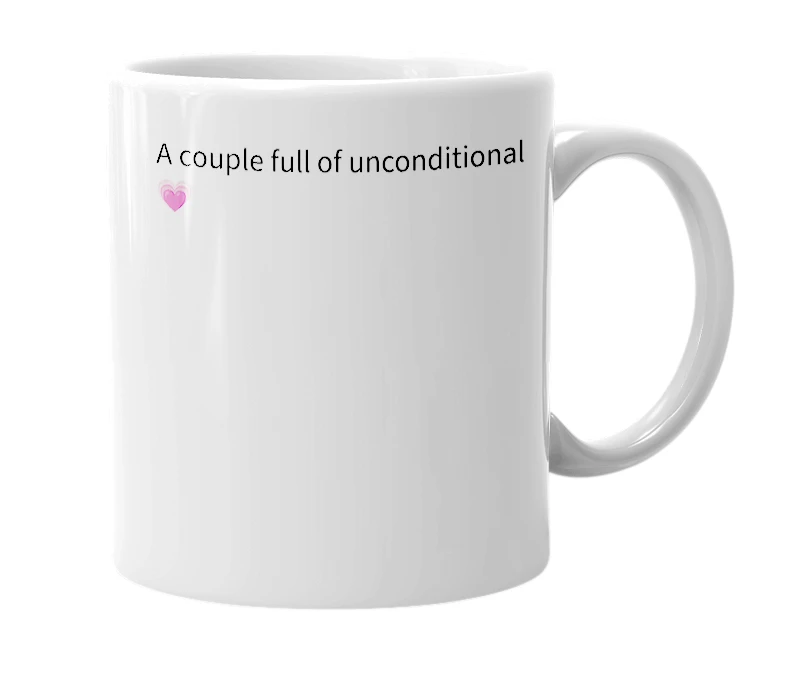 White mug with the definition of 'anupre'