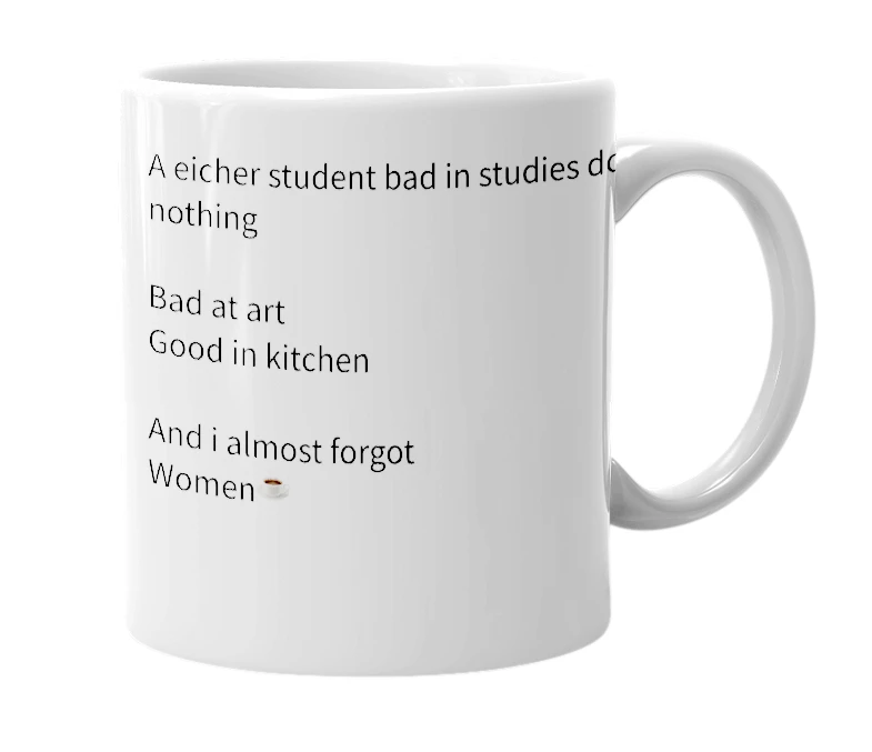 White mug with the definition of 'Namrata'