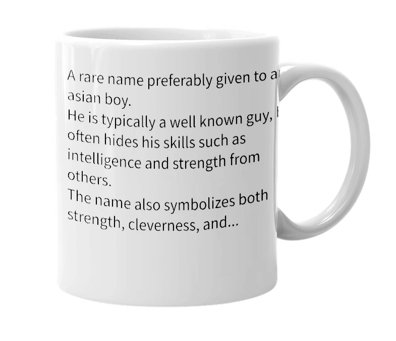 White mug with the definition of 'Soth'