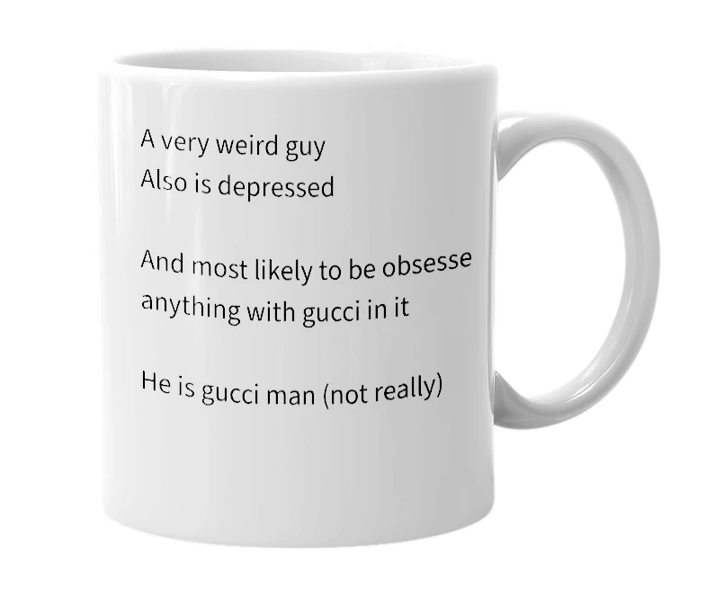 White mug with the definition of 'carlos angeles'