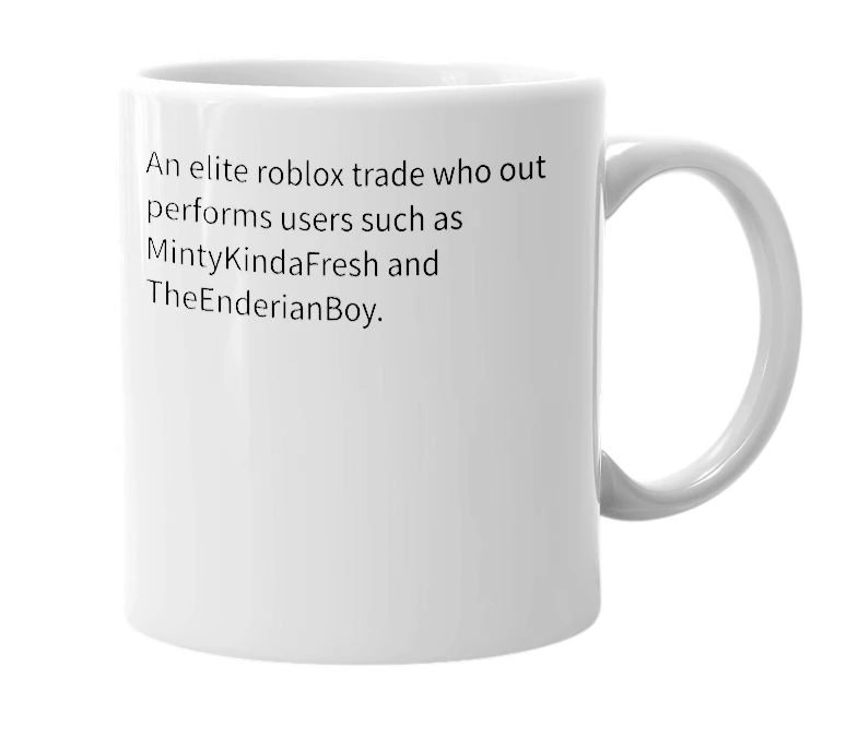 White mug with the definition of 'Microblox101'