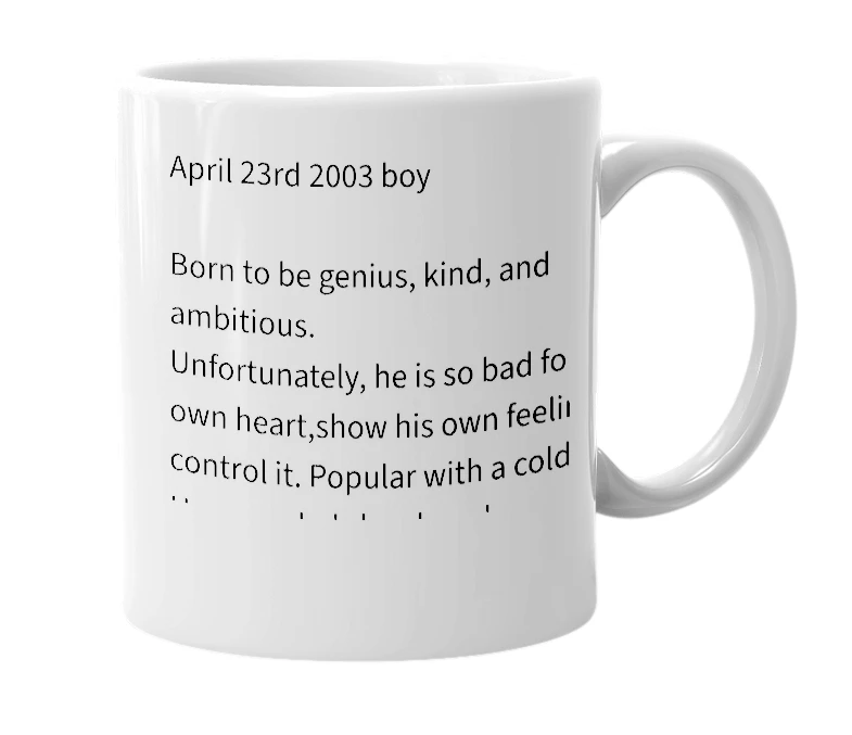 White mug with the definition of 'Iqbal'