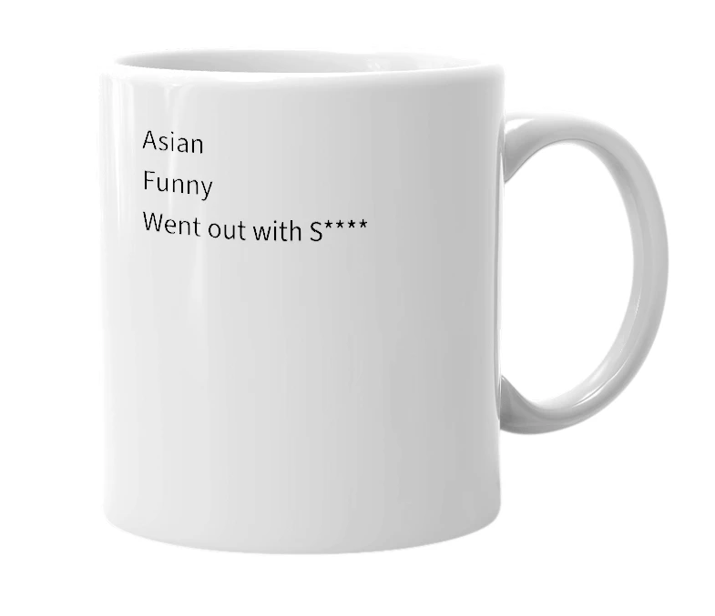 White mug with the definition of 'Daegun'