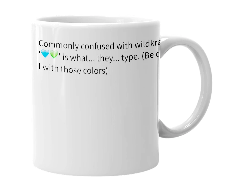 White mug with the definition of 'dnf shipper'