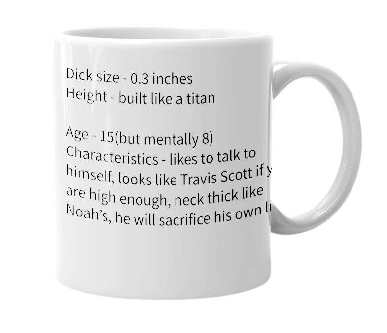 White mug with the definition of 'Terny'