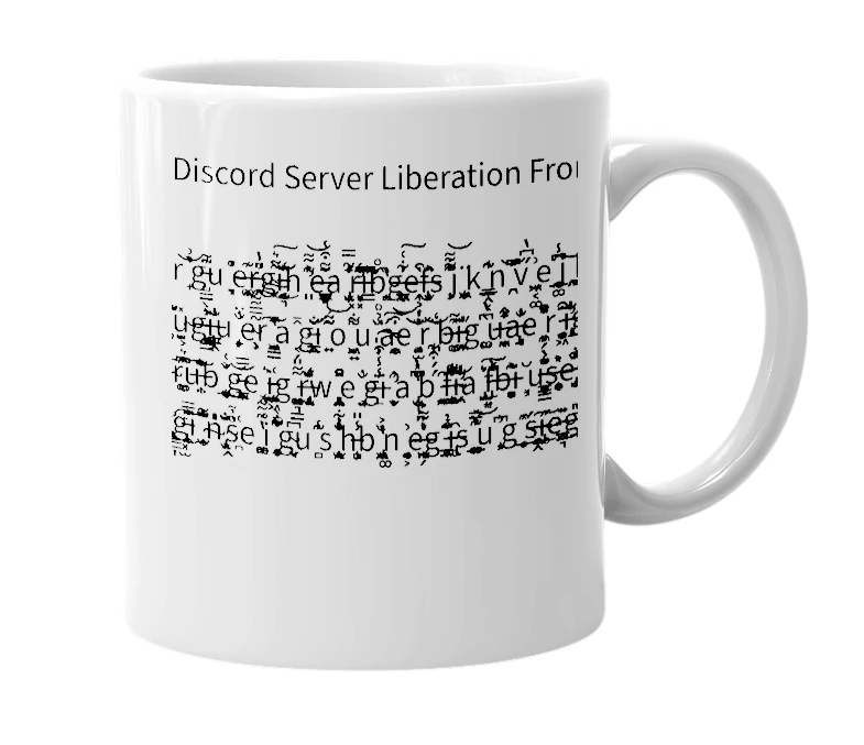 White mug with the definition of 'D.S.L.F'