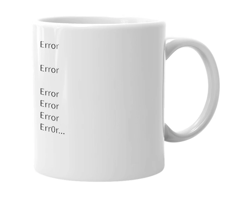 White mug with the definition of 'this sentence is false'