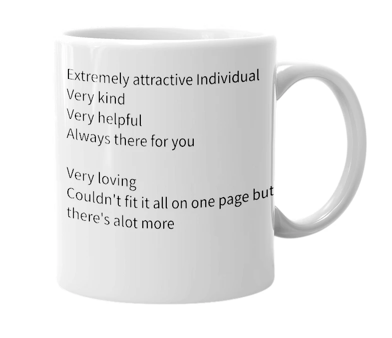 White mug with the definition of 'Kayleigh'