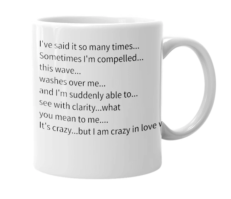 White mug with the definition of '222'