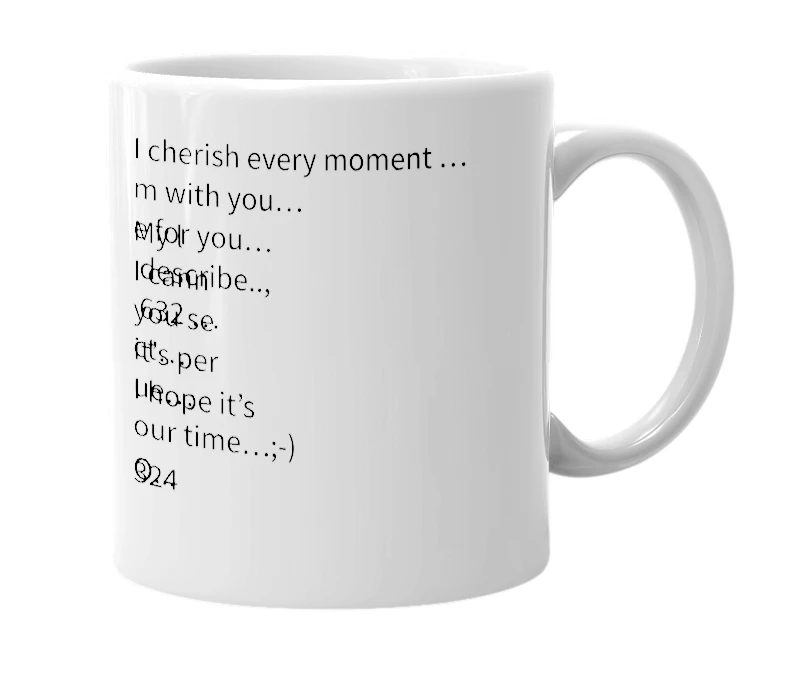 White mug with the definition of '1001'