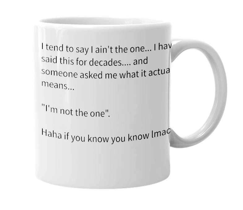 White mug with the definition of 'Keri Kooting'