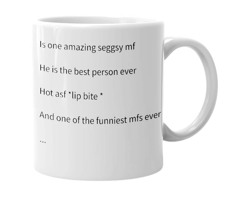 White mug with the definition of 'Ren <3'