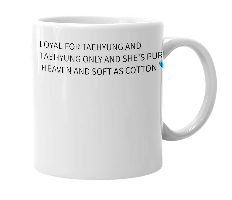 White mug with the definition of 'punnybts'