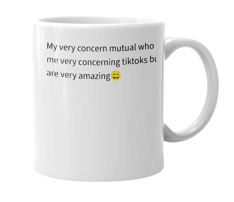 White mug with the definition of 'aiisukaa'