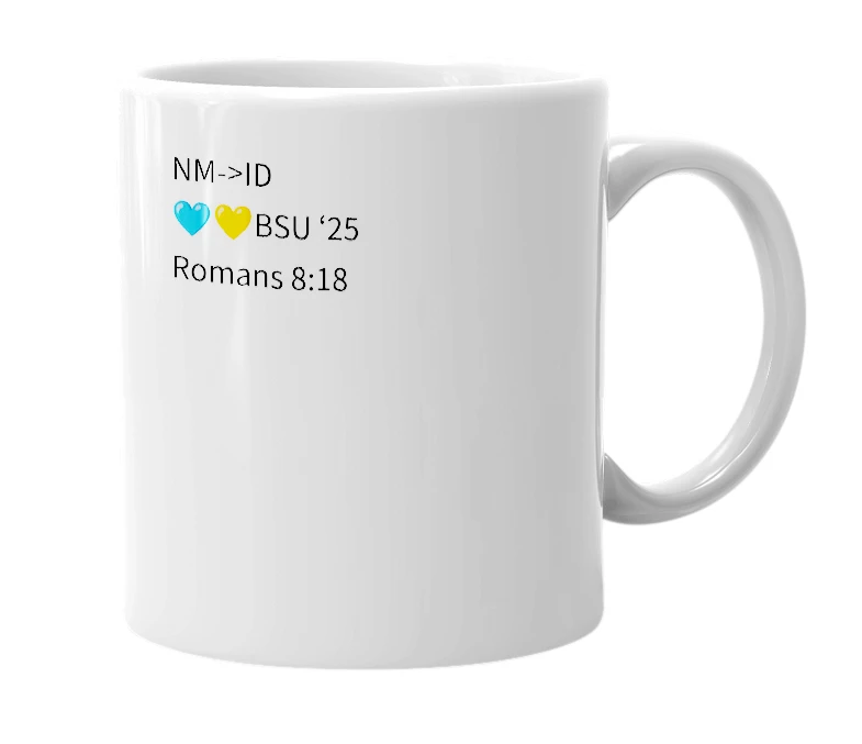 White mug with the definition of 'Emi'