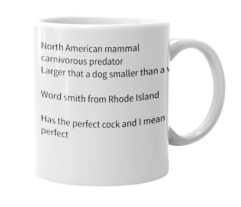White mug with the definition of 'Kaiyote'