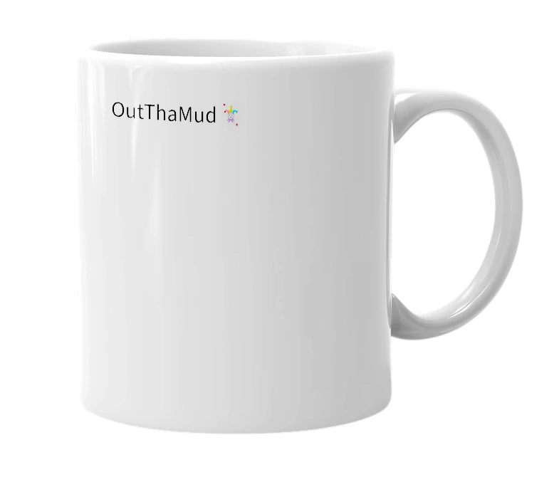 White mug with the definition of 'OTM'