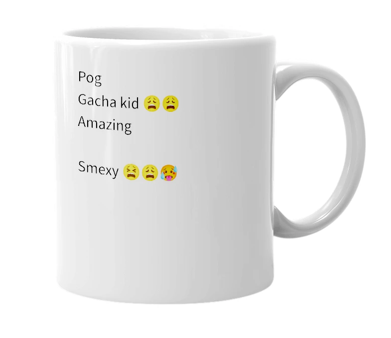 White mug with the definition of 'artisticwolf3.0'