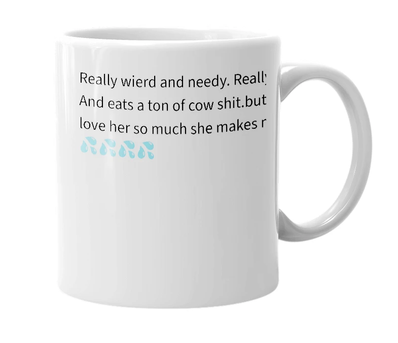 White mug with the definition of 'Camilla'