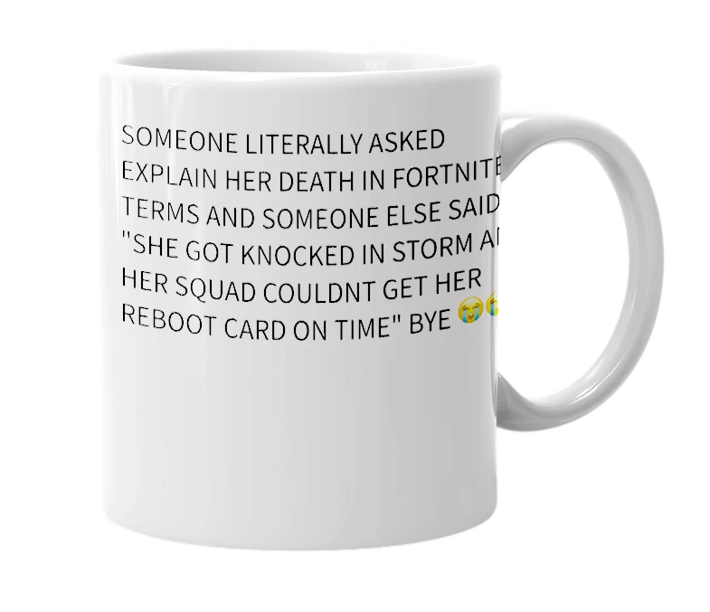 White mug with the definition of 'queen elizabeth ii'