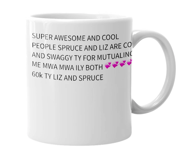 White mug with the definition of 'george0bur'