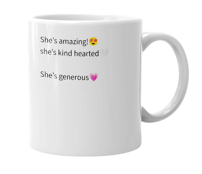 White mug with the definition of '..sassyjessilyn'