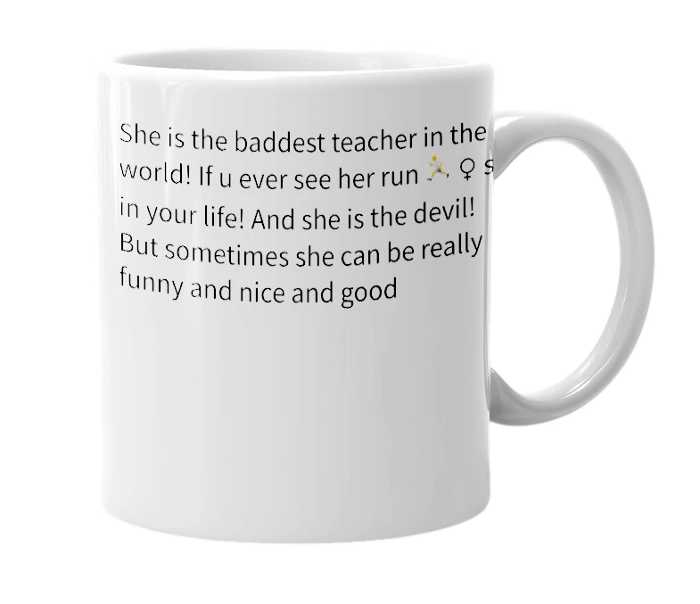 White mug with the definition of 'mrs.boyd'