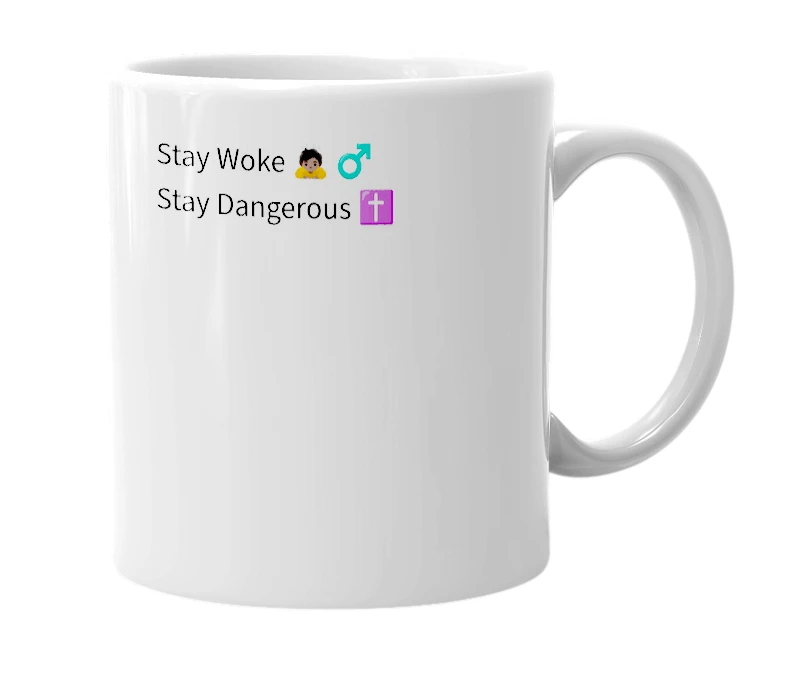 White mug with the definition of 'SWSD'