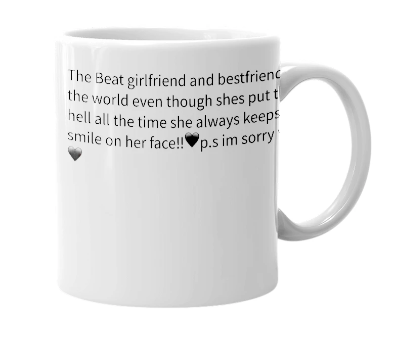 White mug with the definition of 'hiitskate'