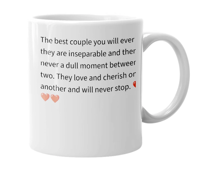 White mug with the definition of 'C+R'