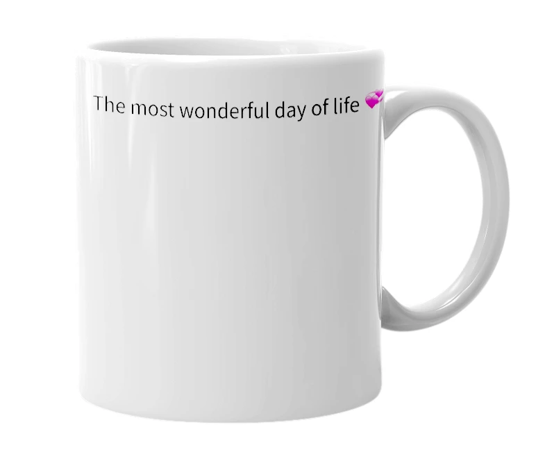 White mug with the definition of '26/7/2018'
