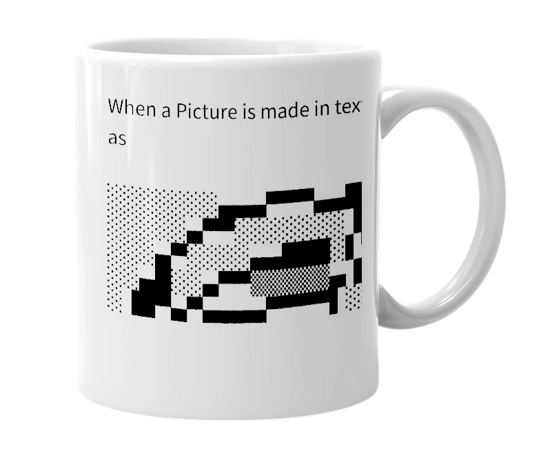 White mug with the definition of 'Textography'
