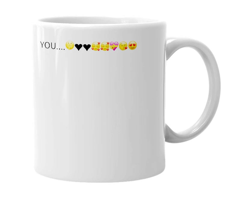 White mug with the definition of 'Really cute person'