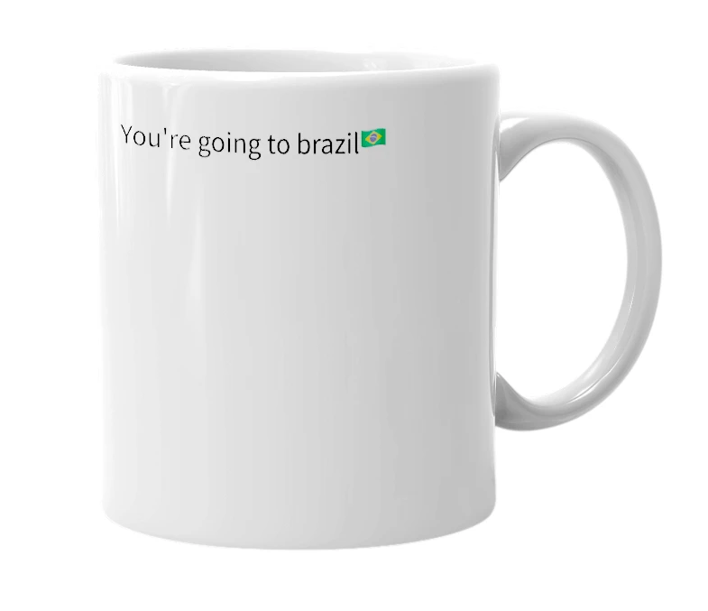 White mug with the definition of '🇧🇷'