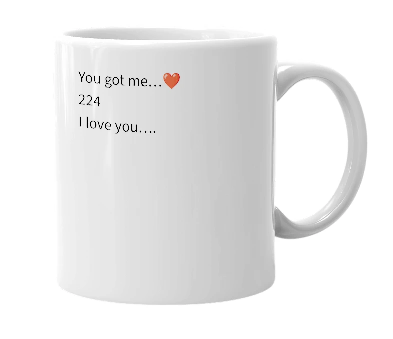 White mug with the definition of '1011'