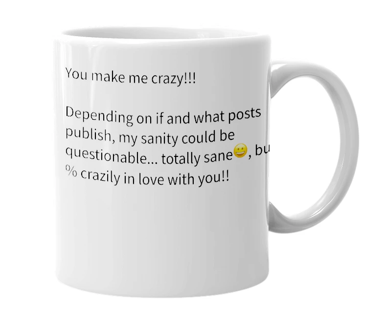 White mug with the definition of '601'