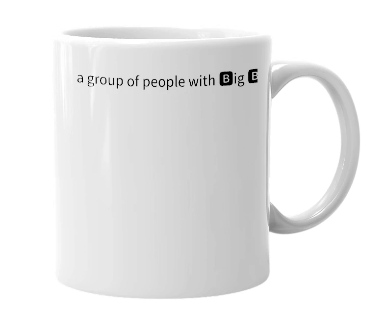 White mug with the definition of 'XeRoN'