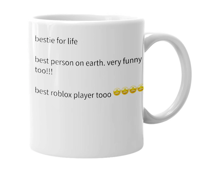 White mug with the definition of 'styo'
