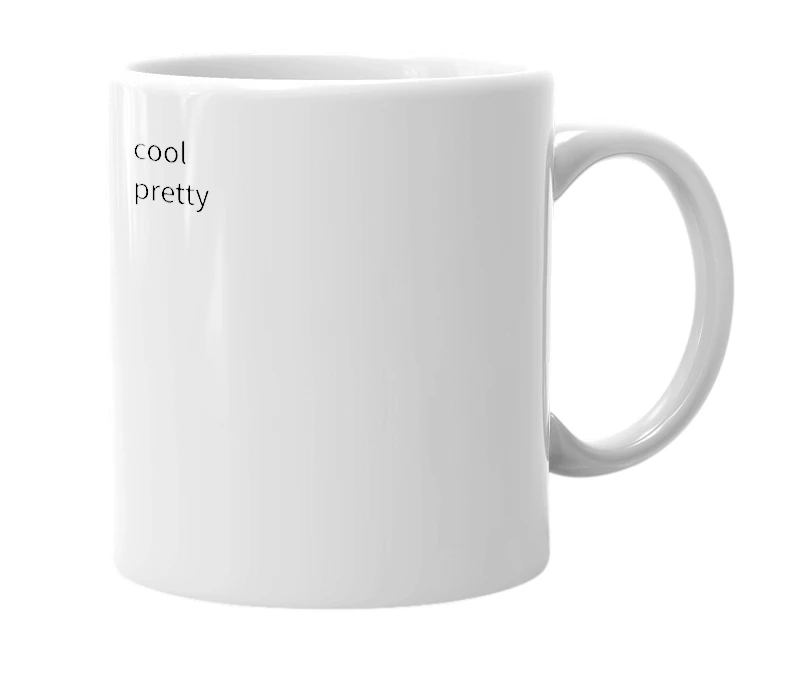 White mug with the definition of 'lilly graves'