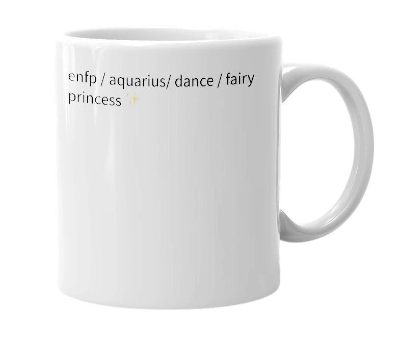 White mug with the definition of 'arynn'