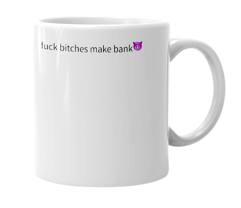 White mug with the definition of 'fbmb'