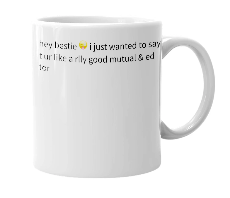 White mug with the definition of 'valkyrieluvr'