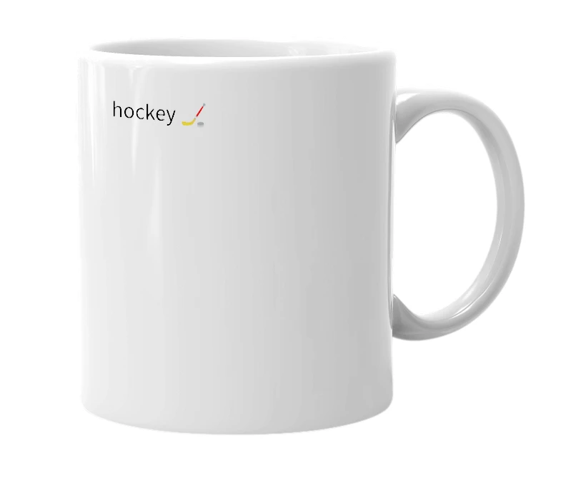 White mug with the definition of 'hky'