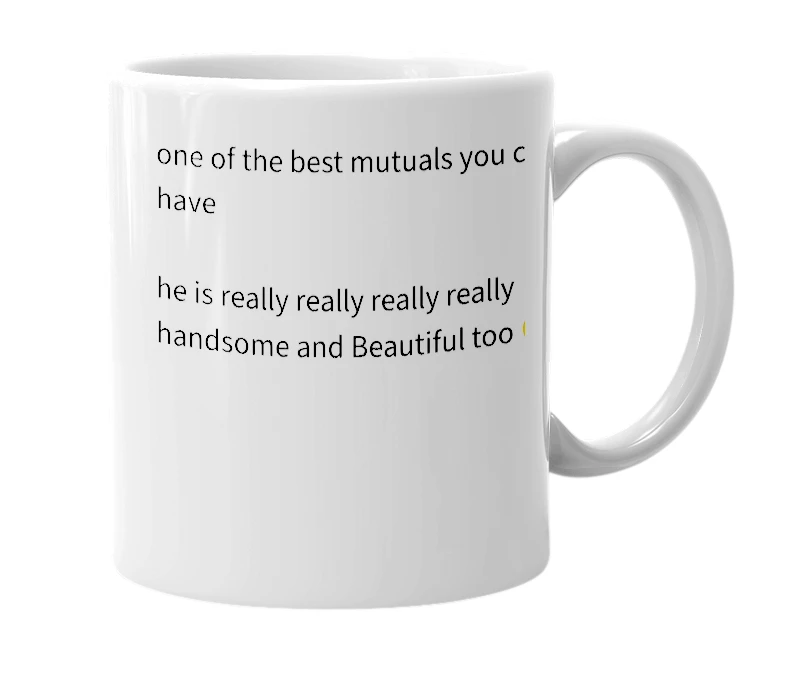 White mug with the definition of 'killuassoda'